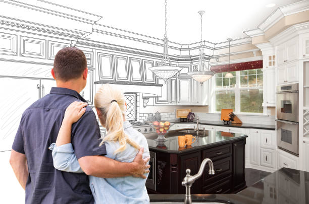 Professional Kitchen Island Installation technician working in Westminster, MD